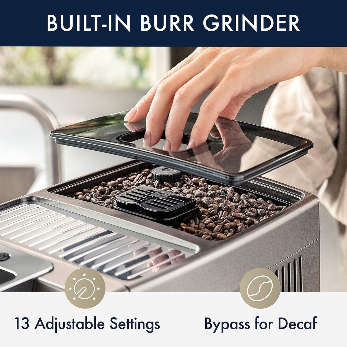 Titanium Fully Automatic Espresso Machine I5582