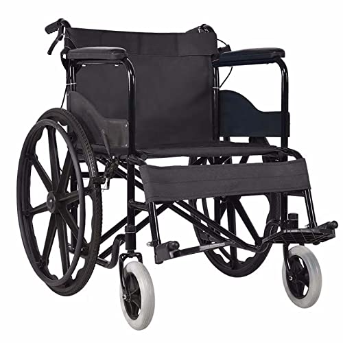 Extra-Wide Heavy Duty Bariatric Folding Wheelchair, 20" Wide Seat, Blue K89679