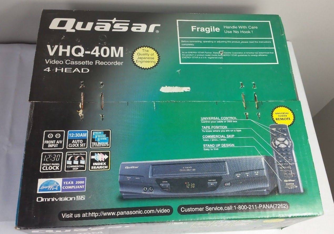 New Sealed VHS VCR 4 Head Player Recorder V9067