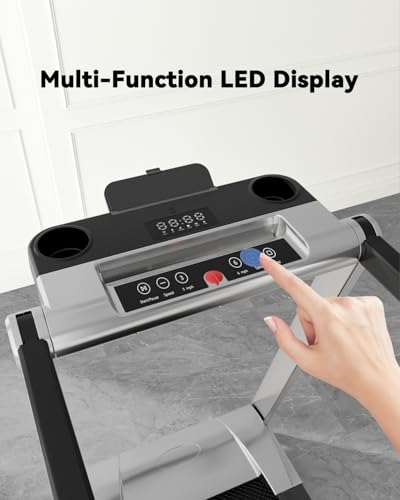 Folding Treadmill with Incline, 3.5HP, 350 LBS Weight Capacity P355