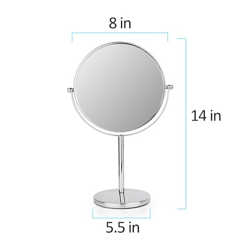 8" Rechargeable LED Lighted Magnifying Mirror with 3 Colors H349896