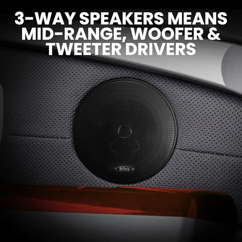 Single Din Bluetooth Car Stereo with 6.5 Inch 2 Way Speakers V3086