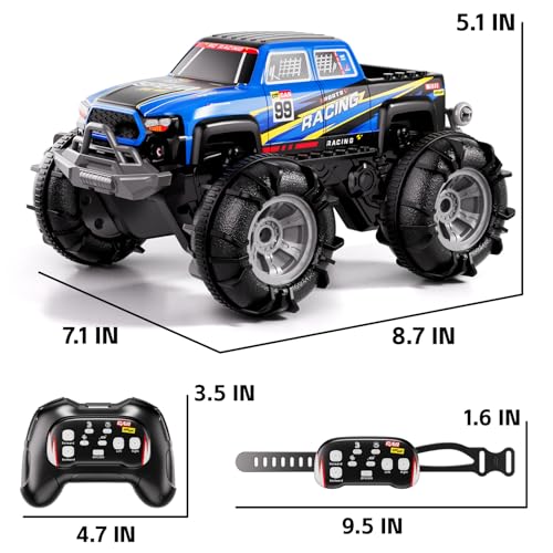Amphibious RC Truck with Spray & Light F889