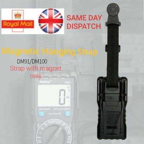 Hanging Loop Strap Magnet Hanger Kit for Multimeter 1 Straps 1 Clips and Magnetic Hanger H558