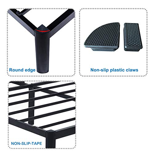 18 Inch Tall Metal Slat Bed Frame (Full) D663671
