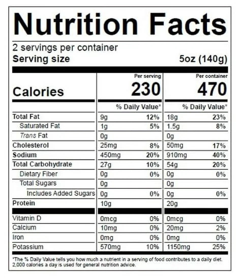 9.5oz Frozen Fish and Chips Pack of 10 H176222