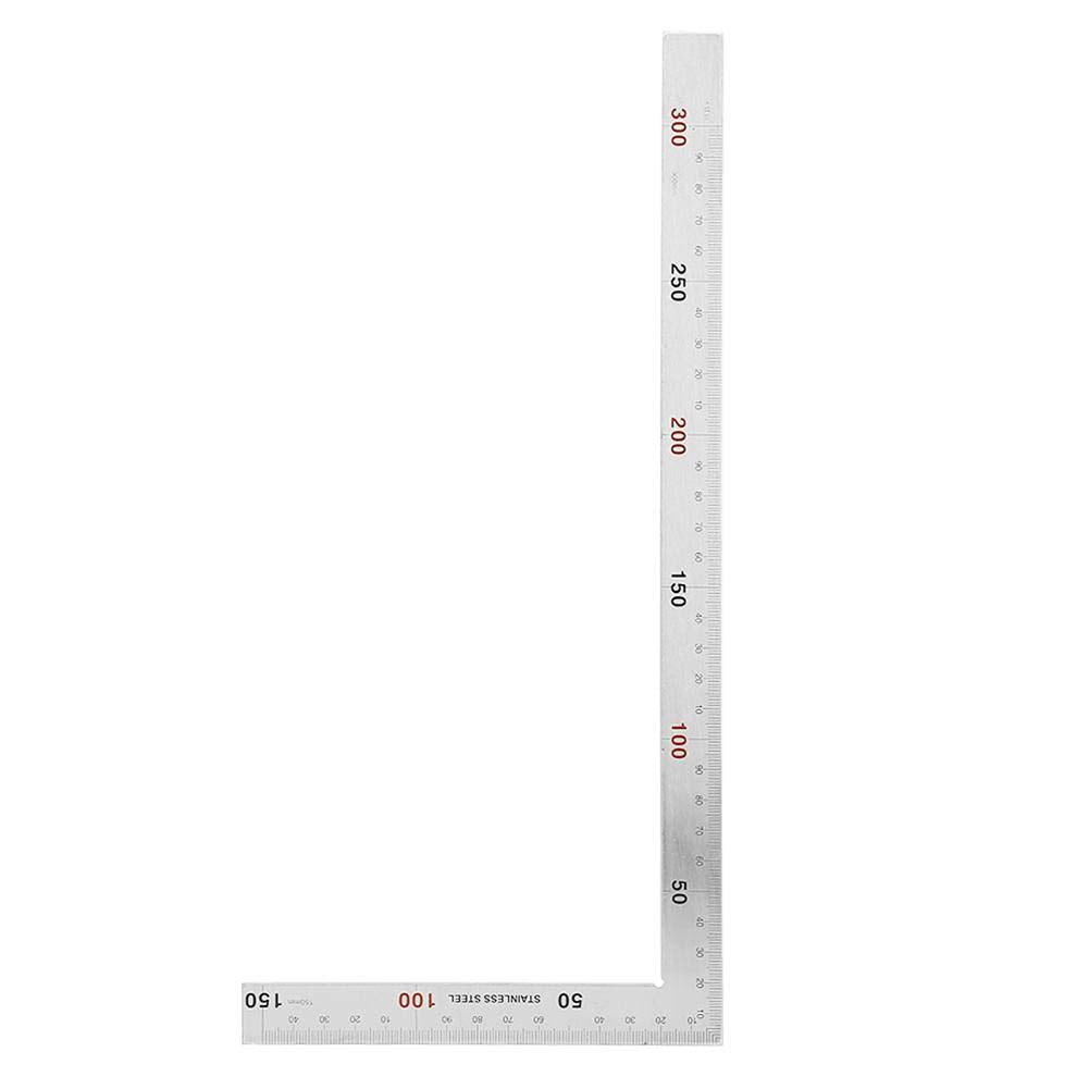 L-Shaped Stainless Steel 90 Degree Right Angle Square Ruler Q895