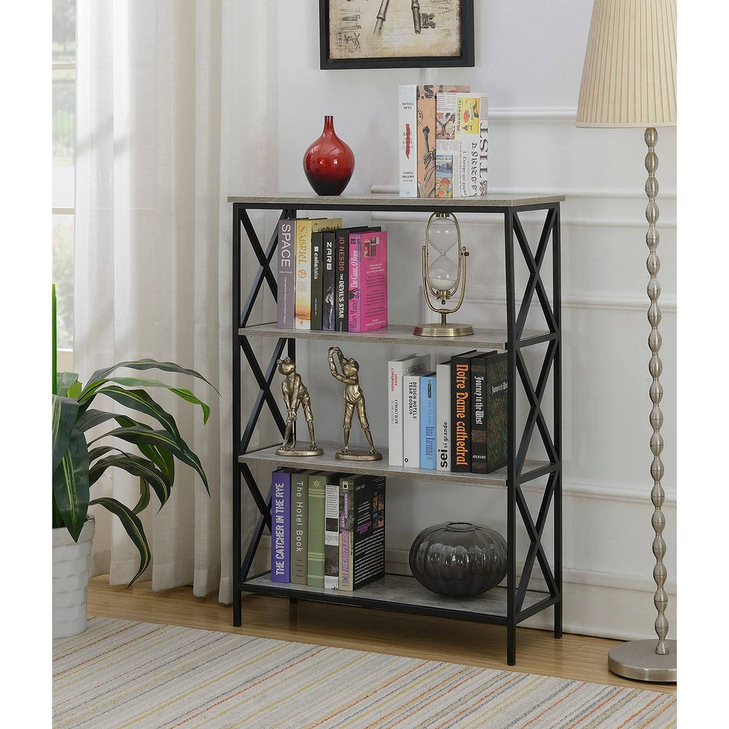4 Tier Faux Birch Bookcase Q777