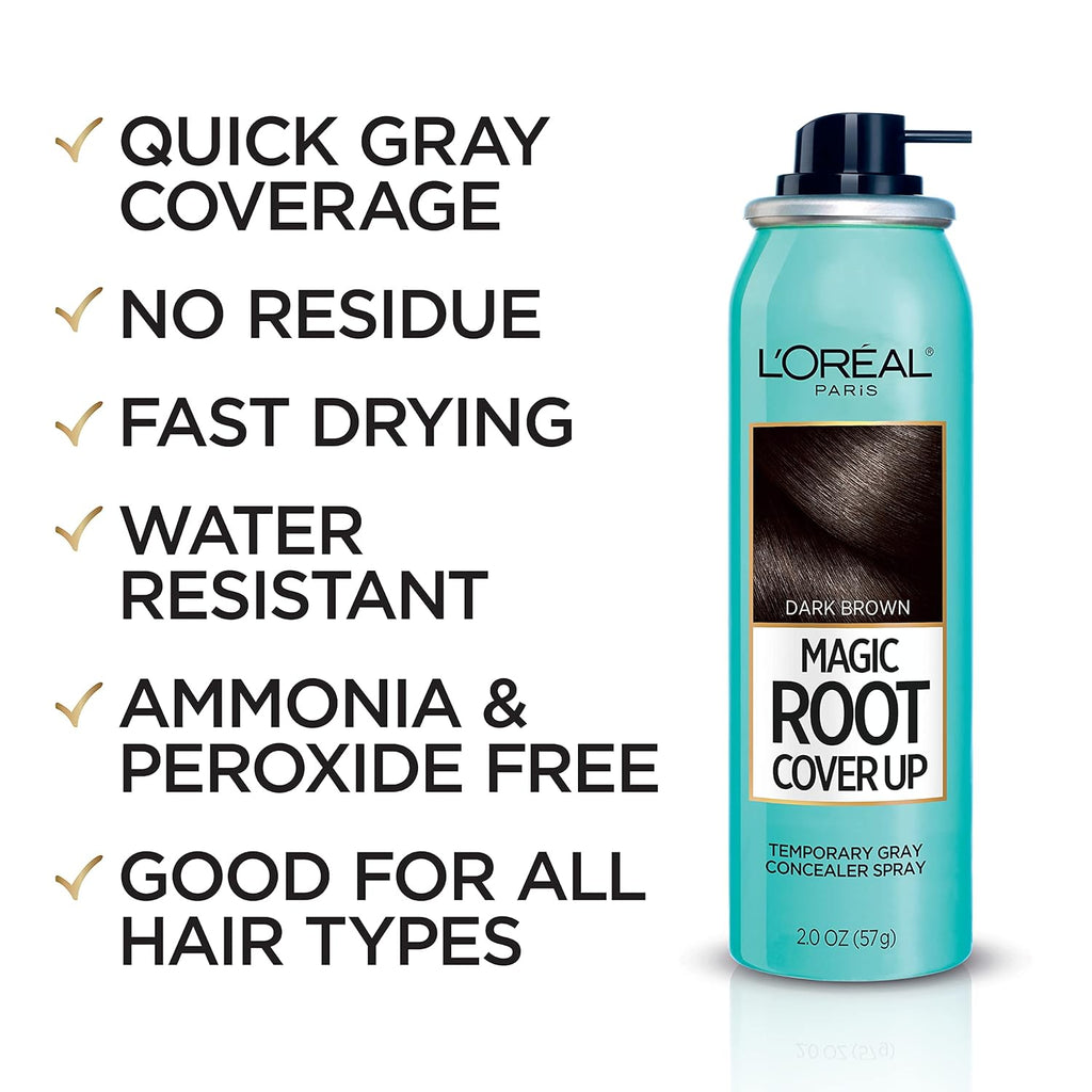 Light Brown and Dark Brown 2 oz. Gray Concealer Spray Bundle T139417