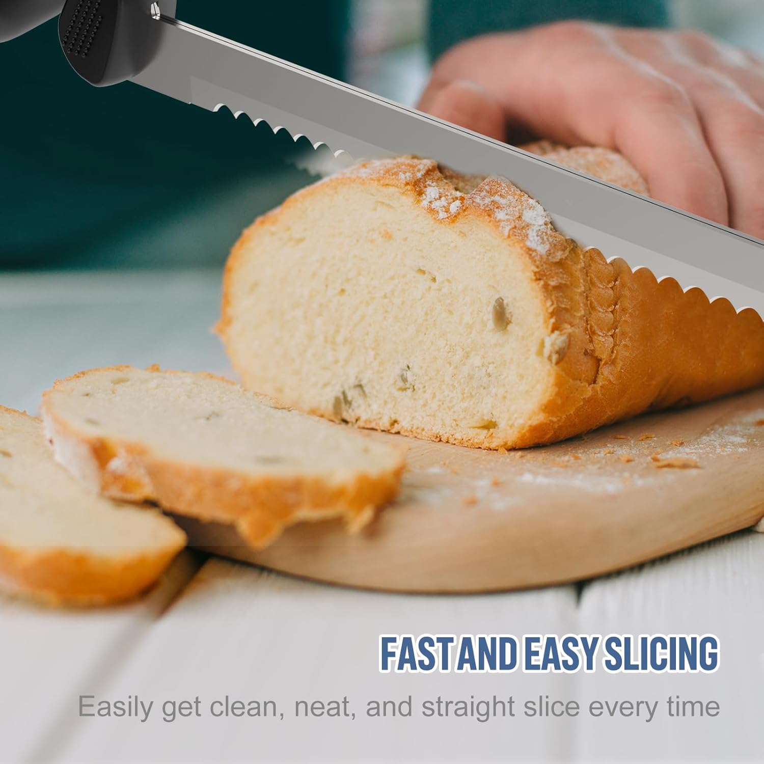 Cordless Electric Knife with Safety Lock Include 2 Blades B809109