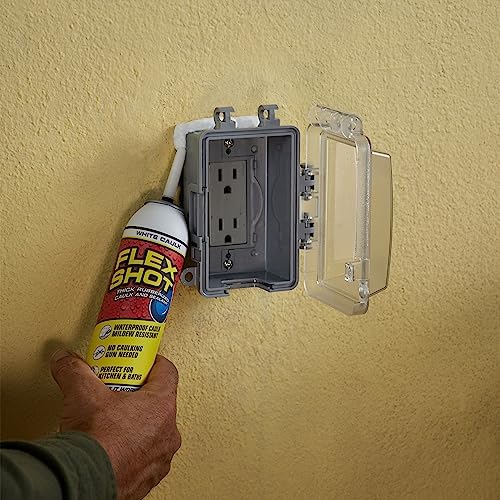 White 8-oz Rubber Adhesive Sealant Caulk D9419