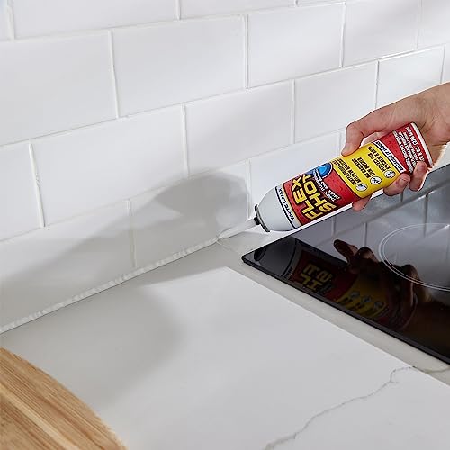 White 8-oz Rubber Adhesive Sealant Caulk D9419