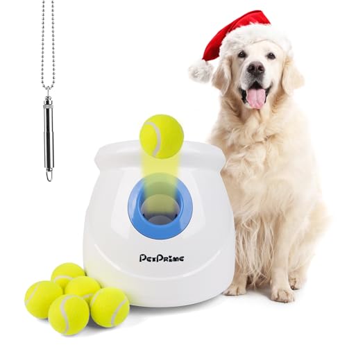 6pcs Tennis Balls (2.5'') Automatic Ball Launcher for Large Dogs L1352