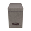 Storage Box Letter Canvas Gray W69785