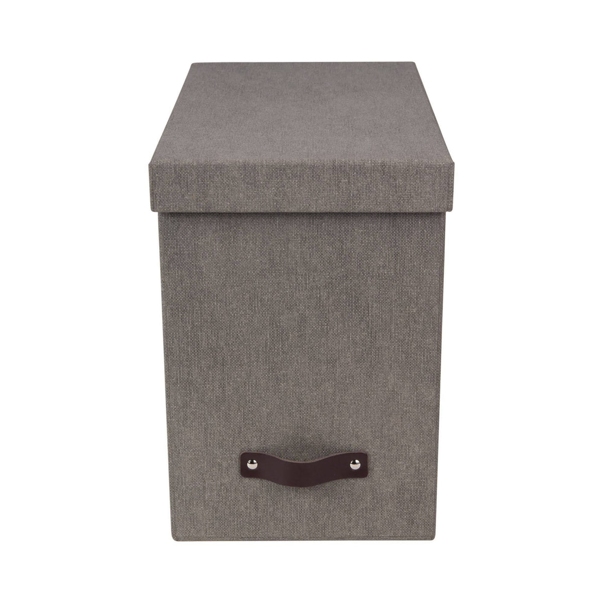 Storage Box Letter Canvas Gray W69785