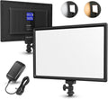 LED Video Soft Light Panel with Dual Rechargeable Battery, Pack of 2 T4297