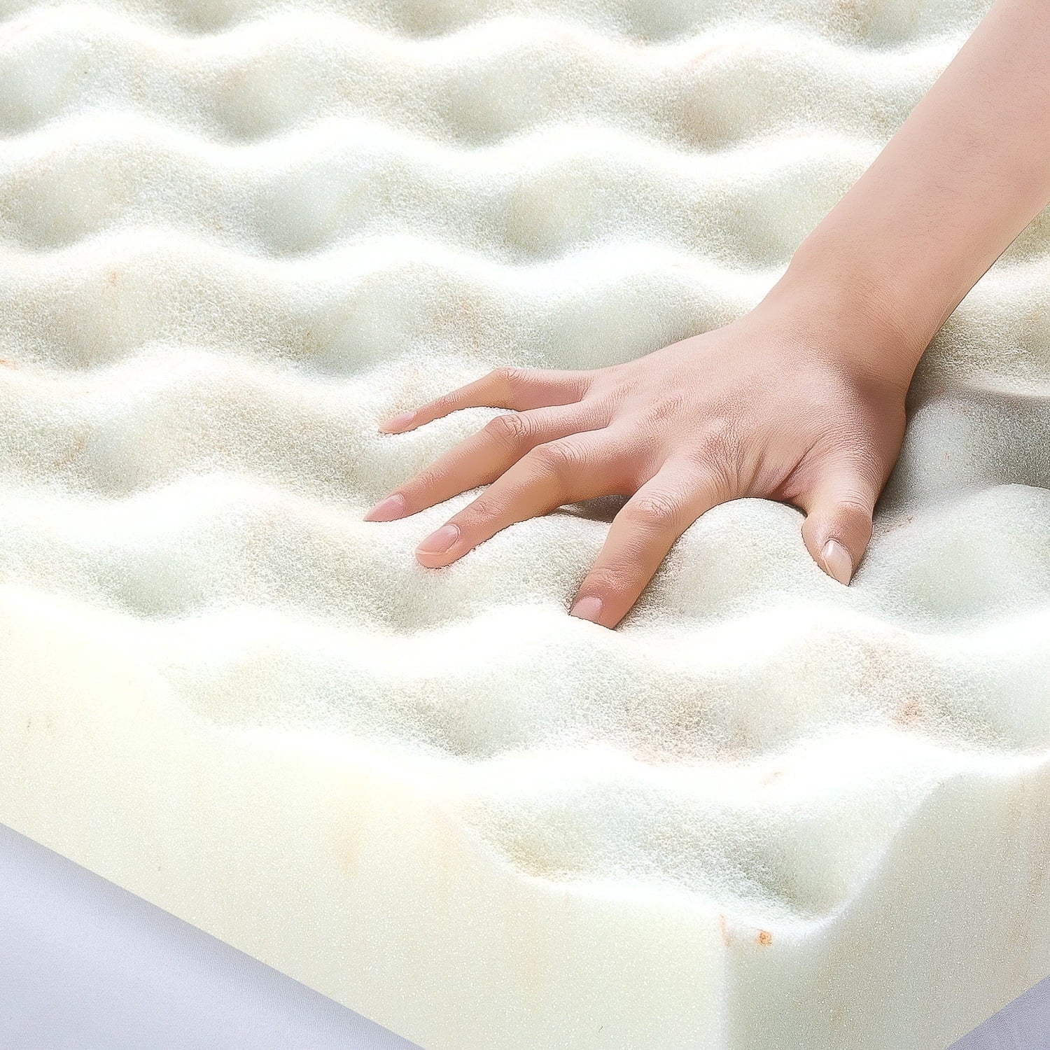 Queen Copper Cooling Memory Foam Mattress Topper S9495
