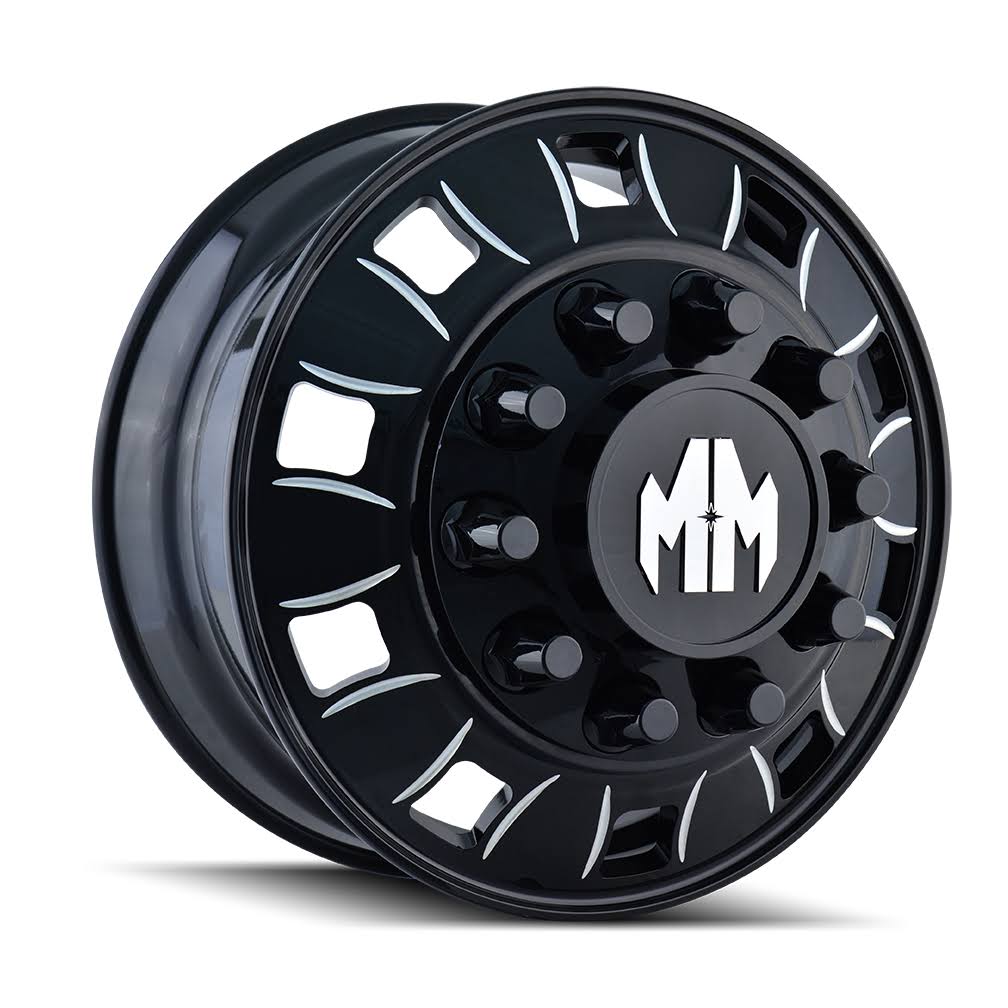 24.5x8.25 Front Black Spokes Wheel N94577