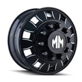 24.5x8.25 Front Black Spokes Wheel N94577