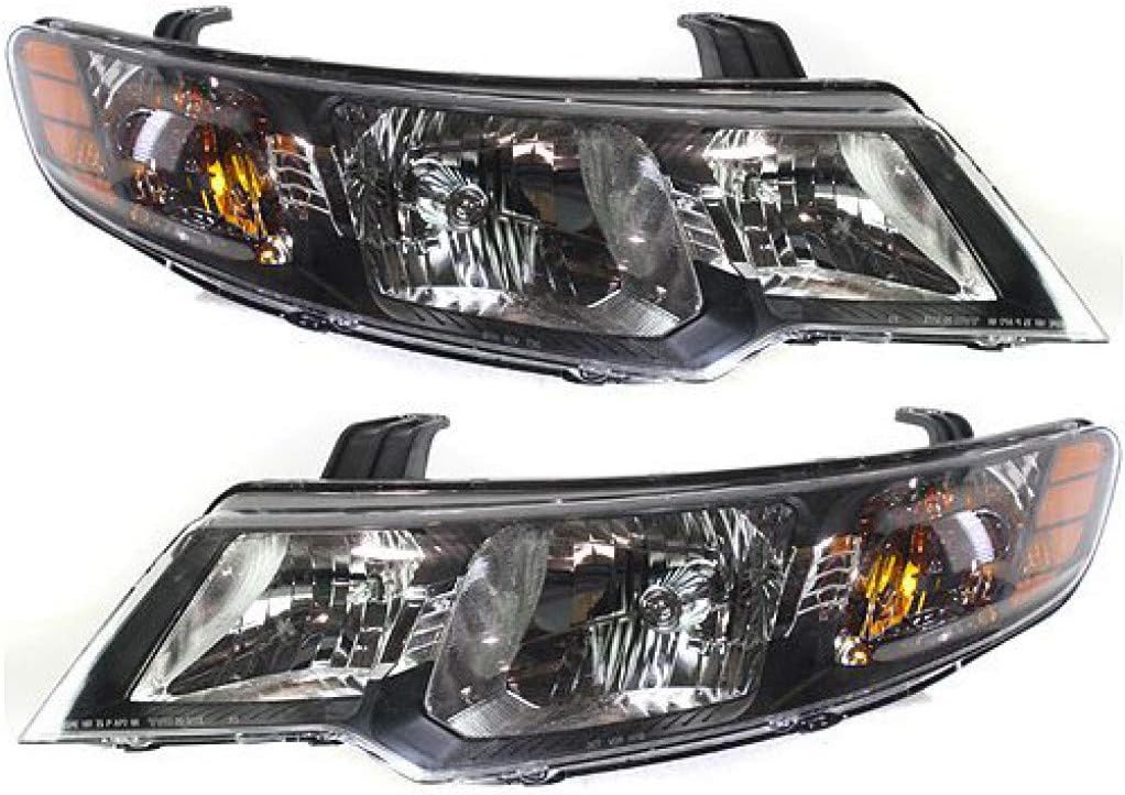 For Kia Forte Hatchback Headlight 2011 2012 2013 Pair Y387