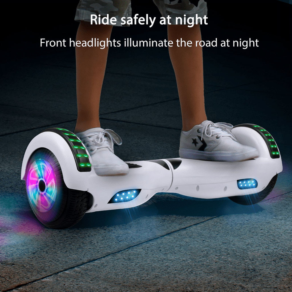 6.5 inch Two Wheel Self Balancing Electric Scooter with Bluetooth Speaker and LED Lights J44474