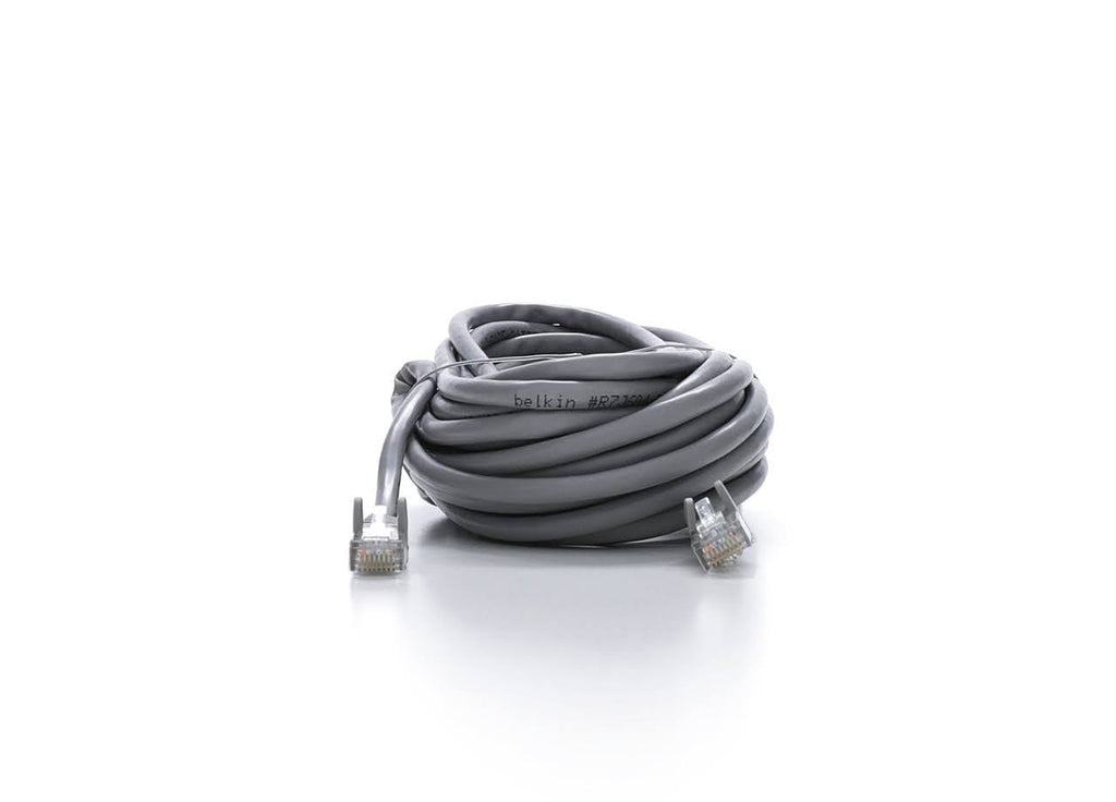 Snagless Patch Cable RJ45 Connectors 25 ft. Gray B4191