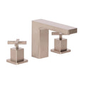 Brushed Nickel Widespread Bathroom Faucet with Drain Assembly X248681