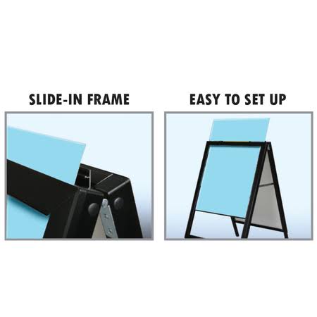 Black S Board Sign O7526
