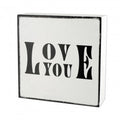 Wood Block Sign, Case of 6 K339
