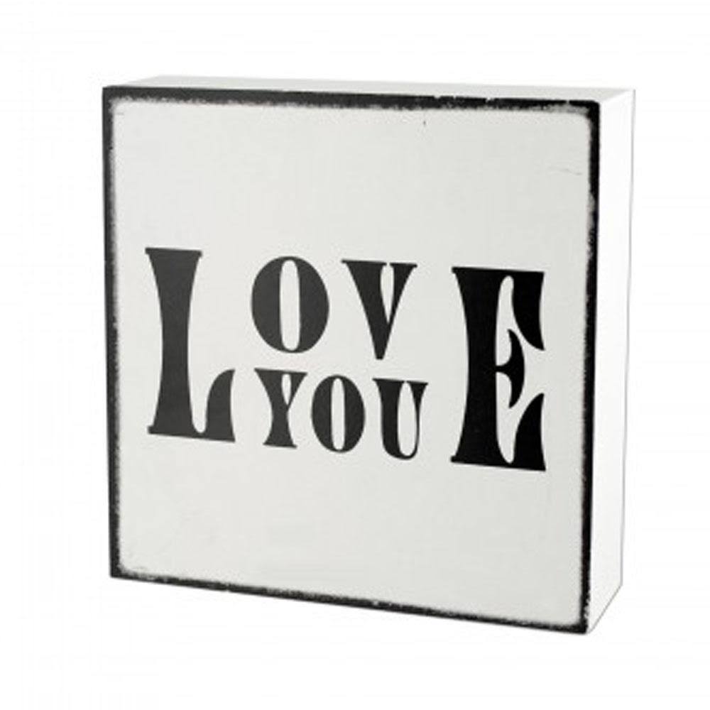 Wood Block Sign, Case of 6 K339