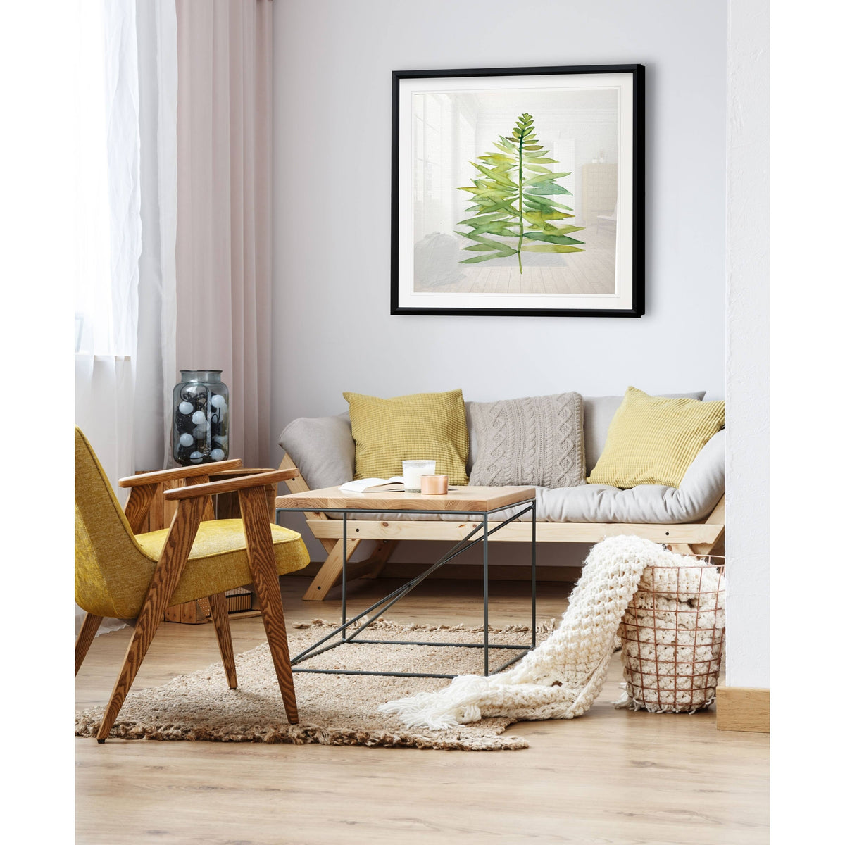 Framed Giclee Print 28x28 H28738