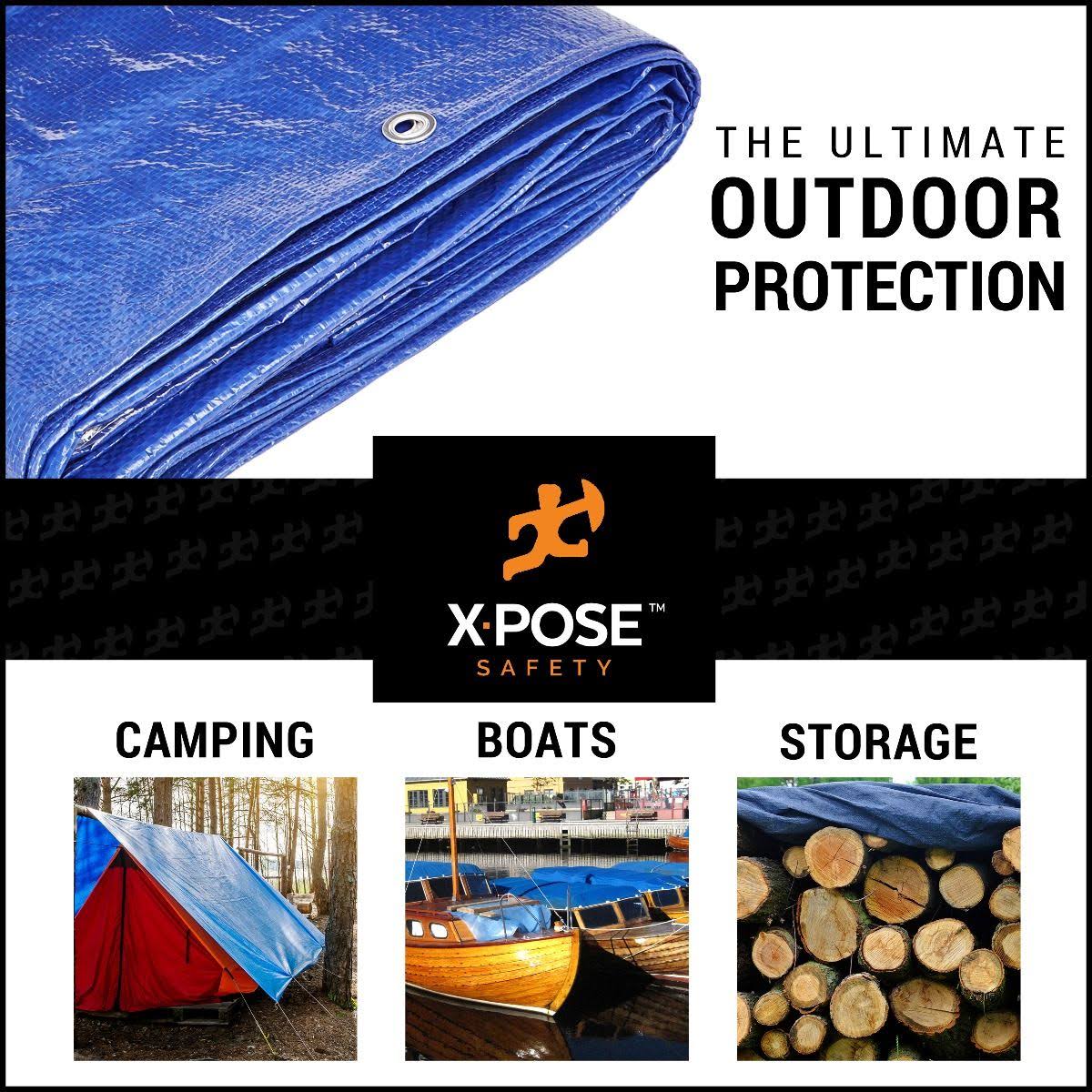 Blue Poly Tarps 25 x 40 - Case of 2 G232