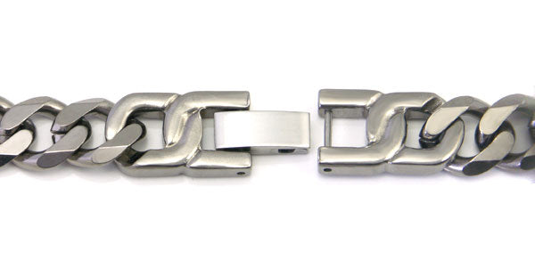 Titanium Curb Link Bracelet 8.5" K266246