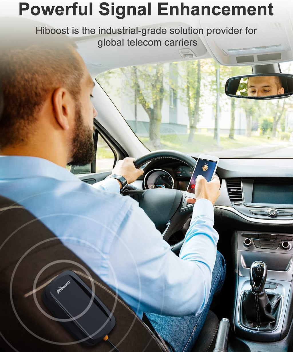 Car Cell Phone Booster with Magnetic Roof Antenna O333807
