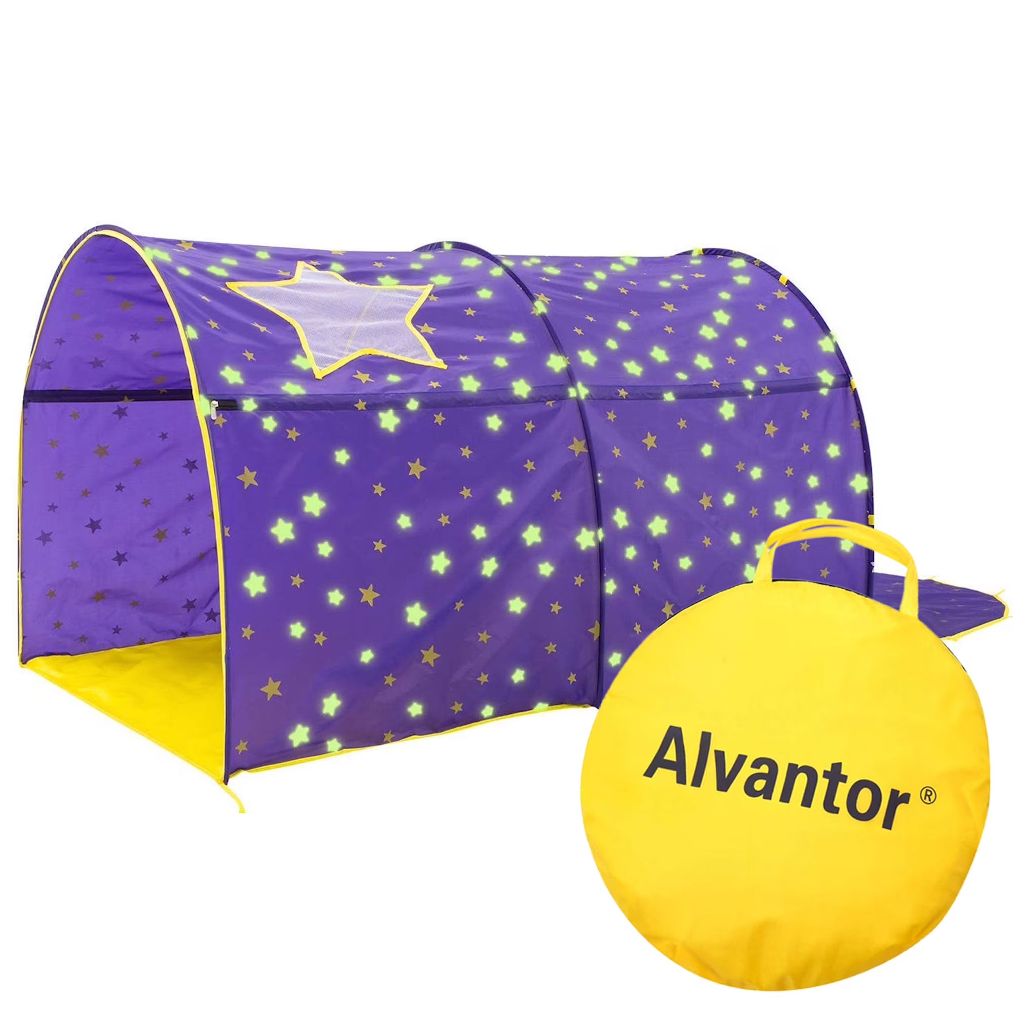 Purple Kids Playhouse Bed Tent Canopy L691