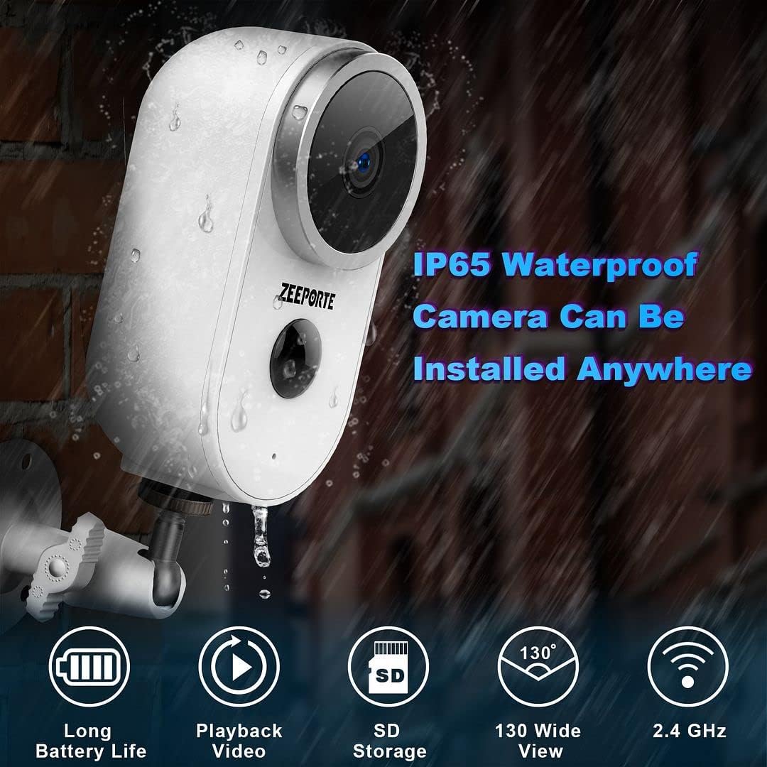 1080P HD Wireless Security Camera with Night Vision H752881