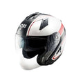 Red Size L Jet Helmet Z866