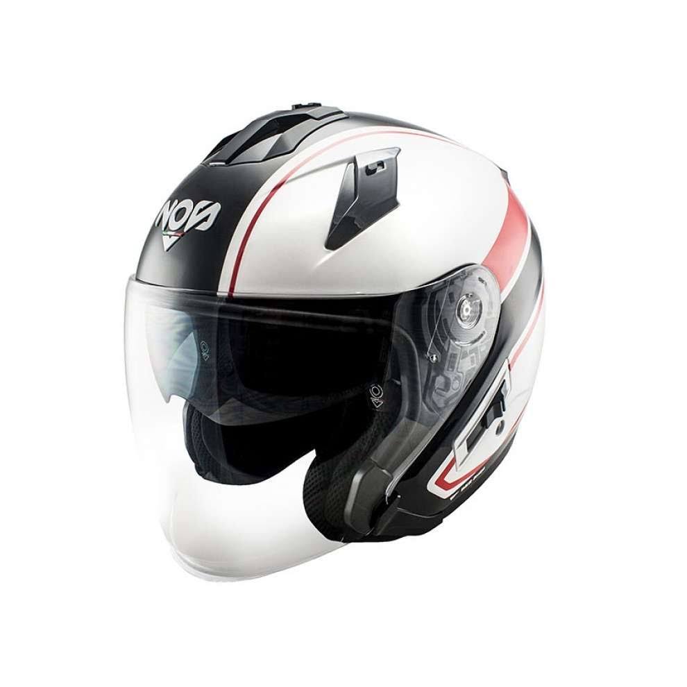 Red Size L Jet Helmet Z866