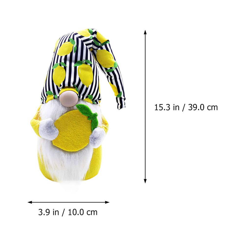 Lemon Faceless Gnome Doll Plush C763
