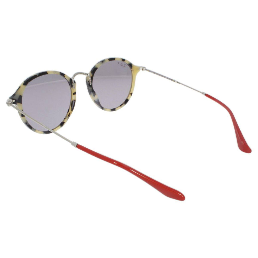 Beige Havana Grey Polar Round Sunglasses 52 mm H617