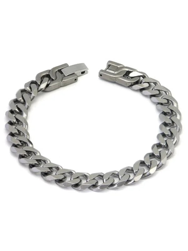 Titanium Curb Link Bracelet 8.5" K266246