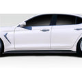 2 Piece Car Body Kit Side Skirts Rocker Panels W225