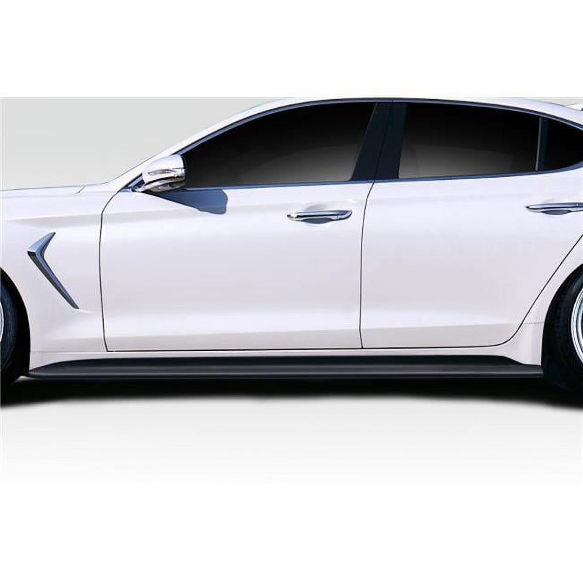 2 Piece Car Body Kit Side Skirts Rocker Panels W225