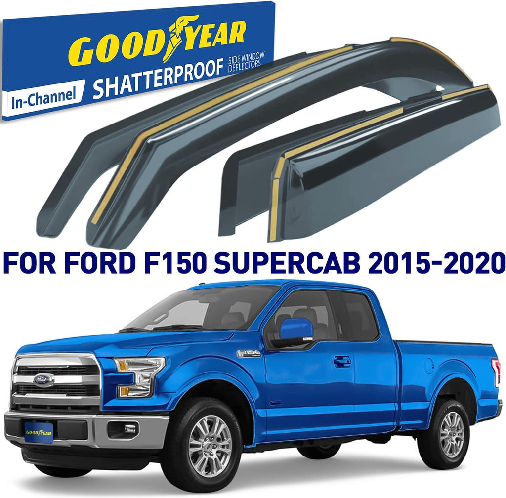 Shatterproof in-Channel Window Deflectors, 4 pcs V835