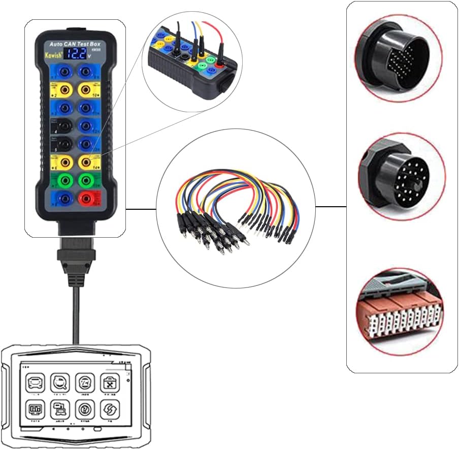 OBD2 Breakout Box ECU Connector Signal Test (Large) R77377