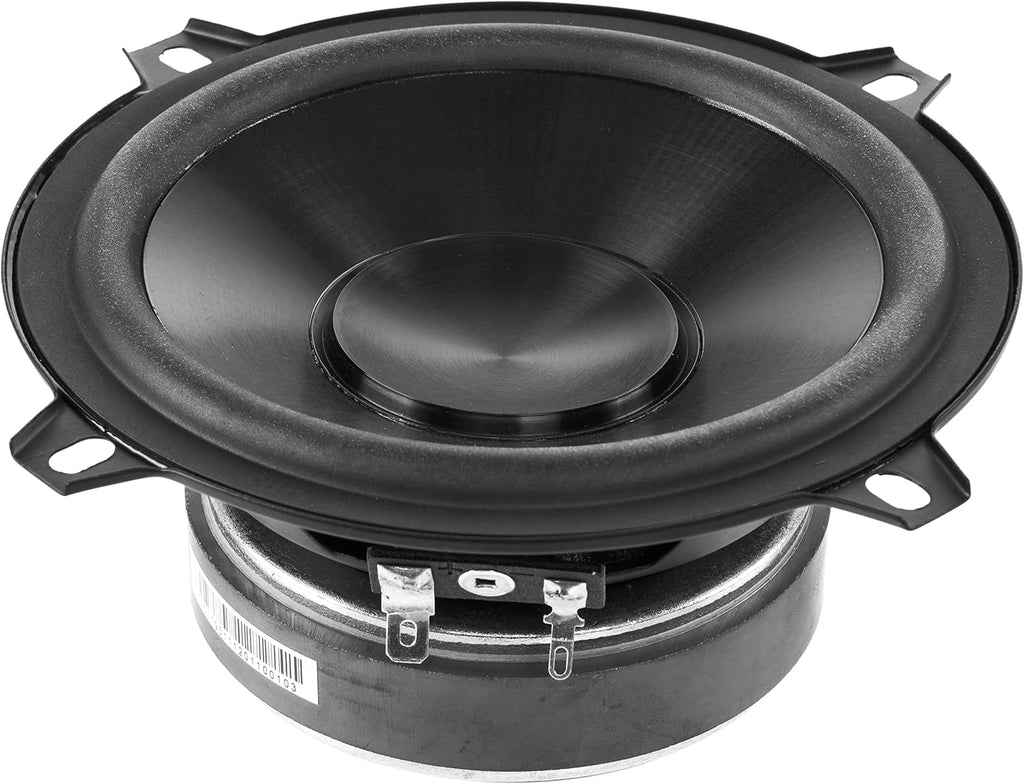 6 1/2 inch 100 watt RMS 2-Way Coaxial Car Speakers with Silk Dome Tweeters, Set of 2 M3628