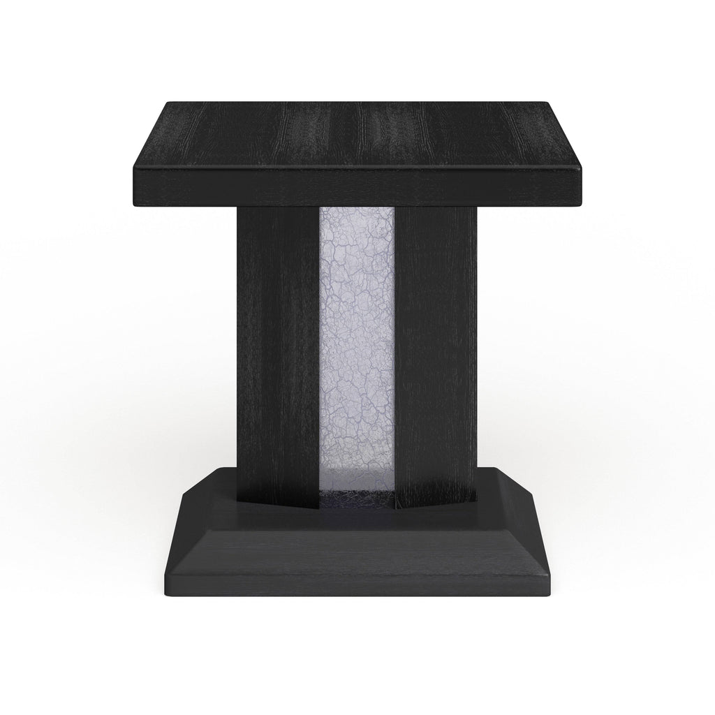 Black LED End Table G299032