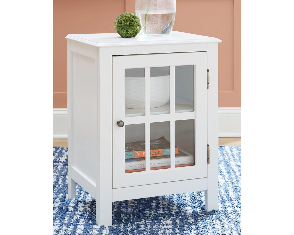 White Accent Cabinet F2054