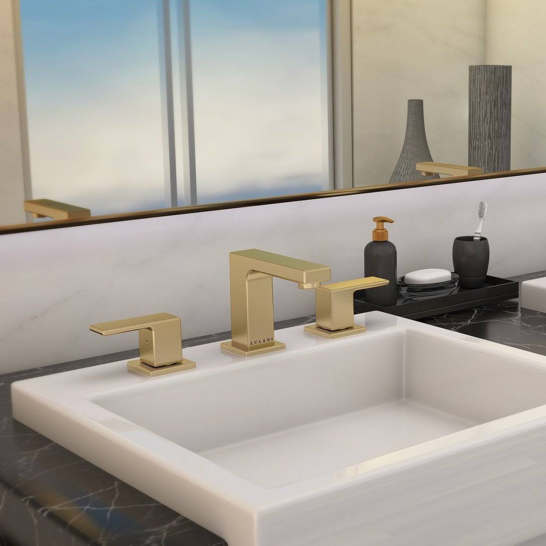 Brushed Nickel 2-Handle Bathroom Faucet P820342