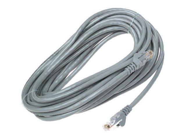 Snagless Patch Cable RJ45 Connectors 25 ft. Gray B4191